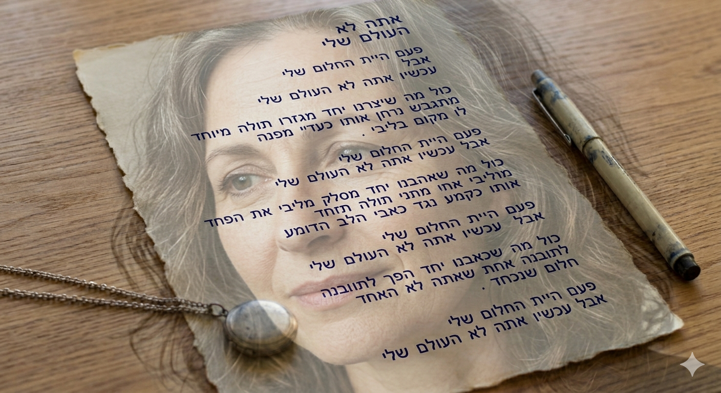 אתה לא העולם שלי
